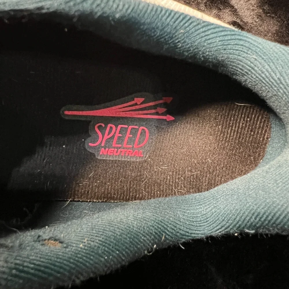 Brooks‎ Launch 8 Womens 9.5 B Running Shoes Ice Flow Navy Pink Athletic Sneaker